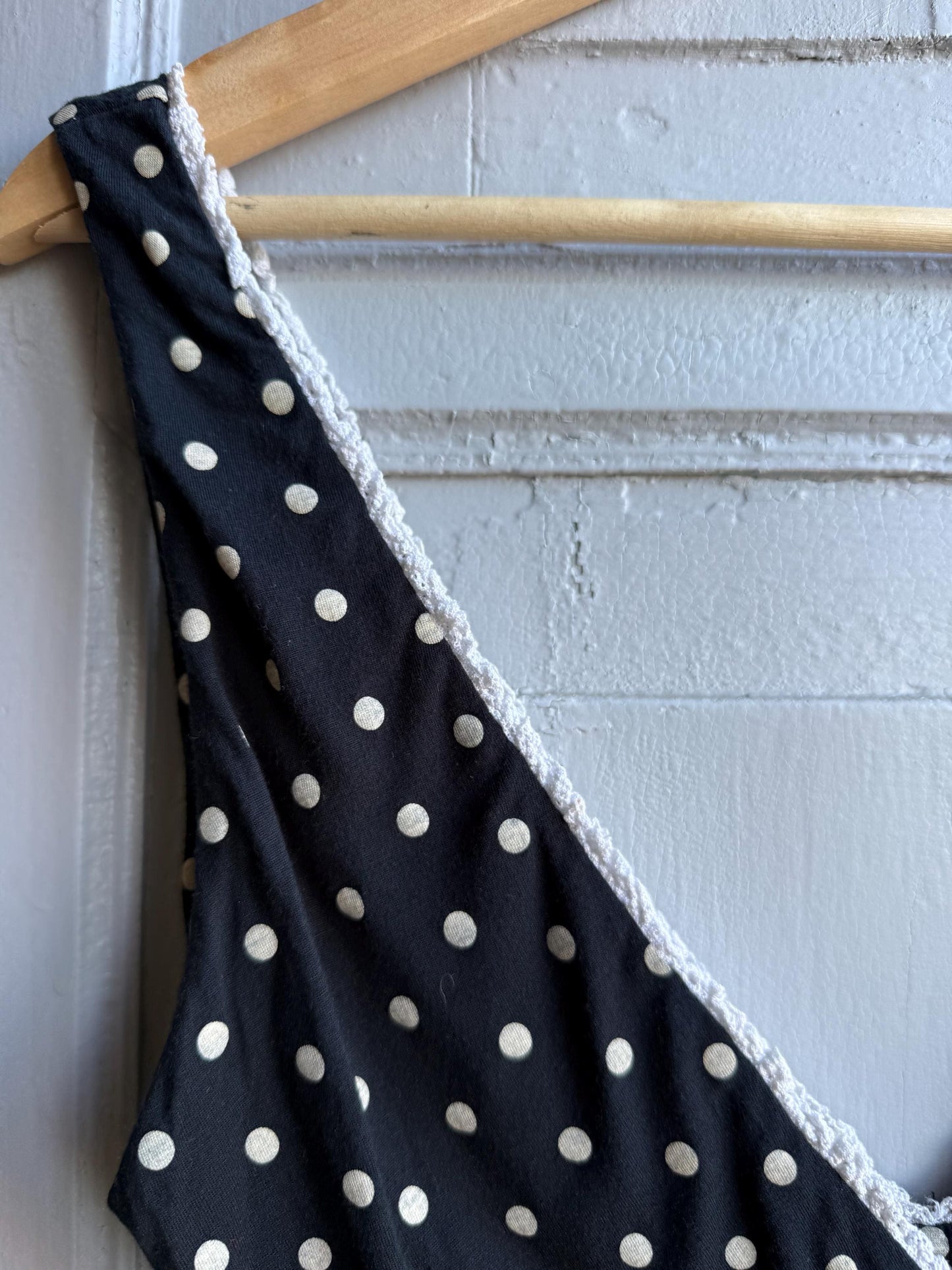 Polka Dot Deep V Tank Top — additional view 6