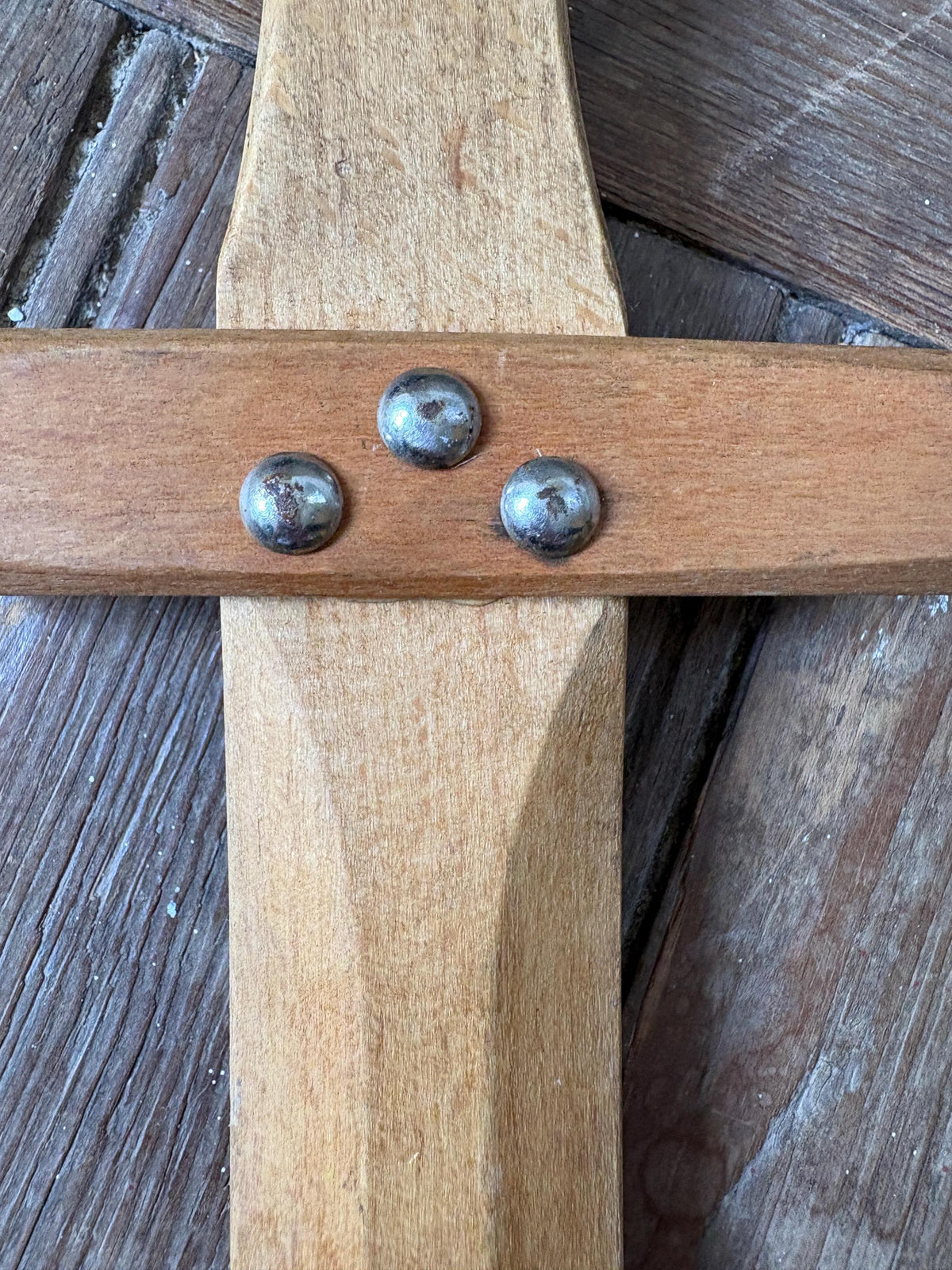 Vintage Wooden Play Sword, Montessori Eco Toy