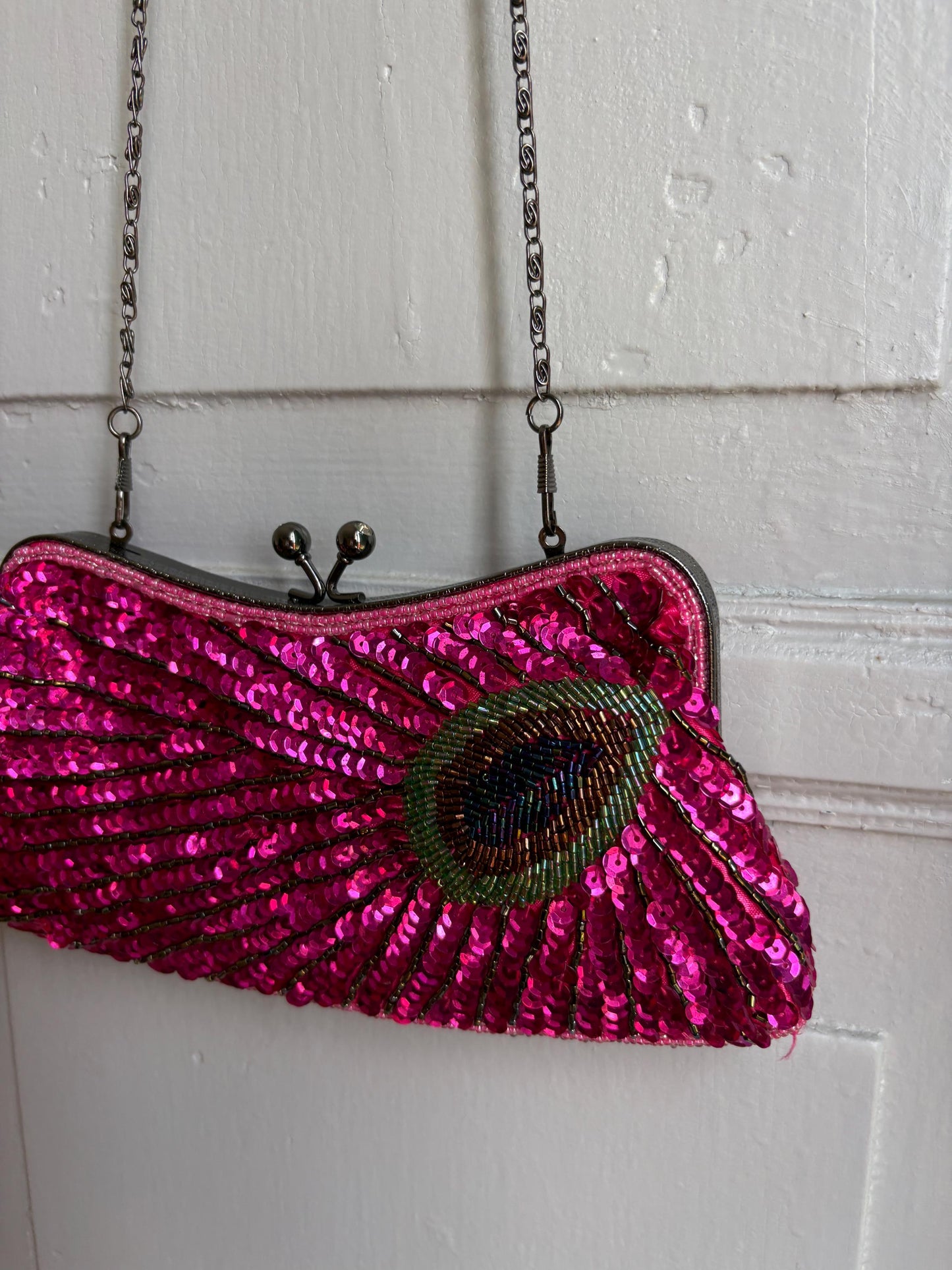 Hot Pink Sequin Evening Bag — additional view 13