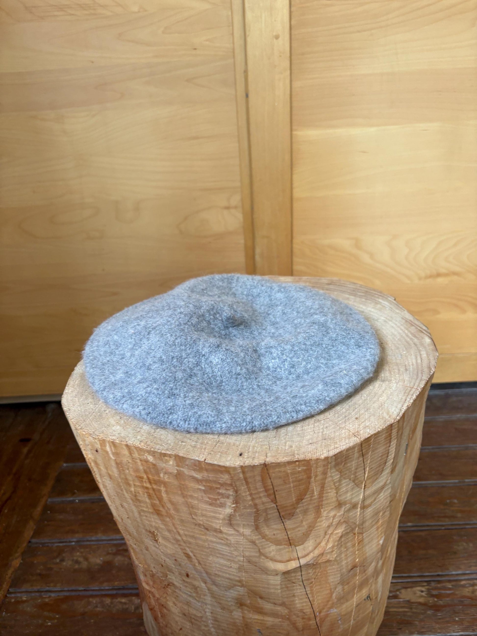 Grey Wool French Beret — additional view 5