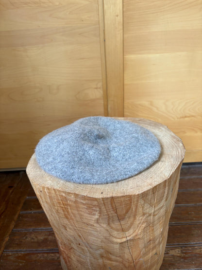 Grey Wool French Beret — additional view 5