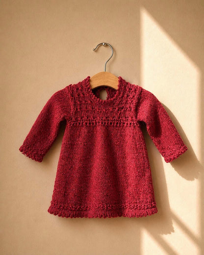 Heirloom Knit Baby Girl Dress