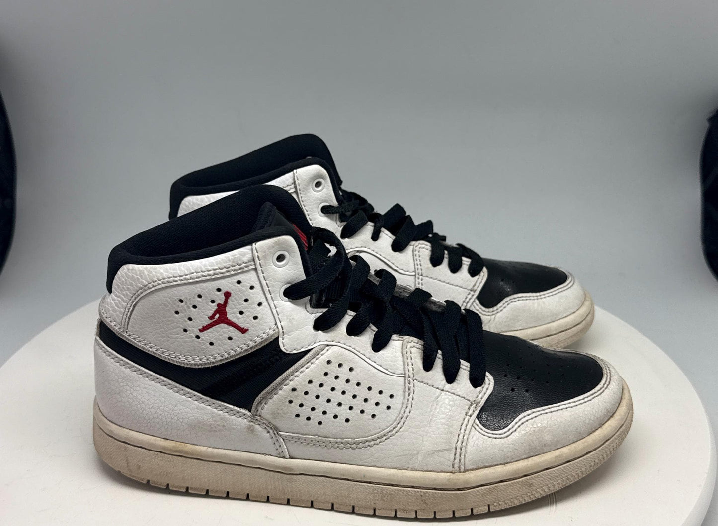 Jordan Access GS AV7941-101 White Black Red Sneakers – Youth 5Y / EU 37.5 – Pre-Owned Jumpman Shoes