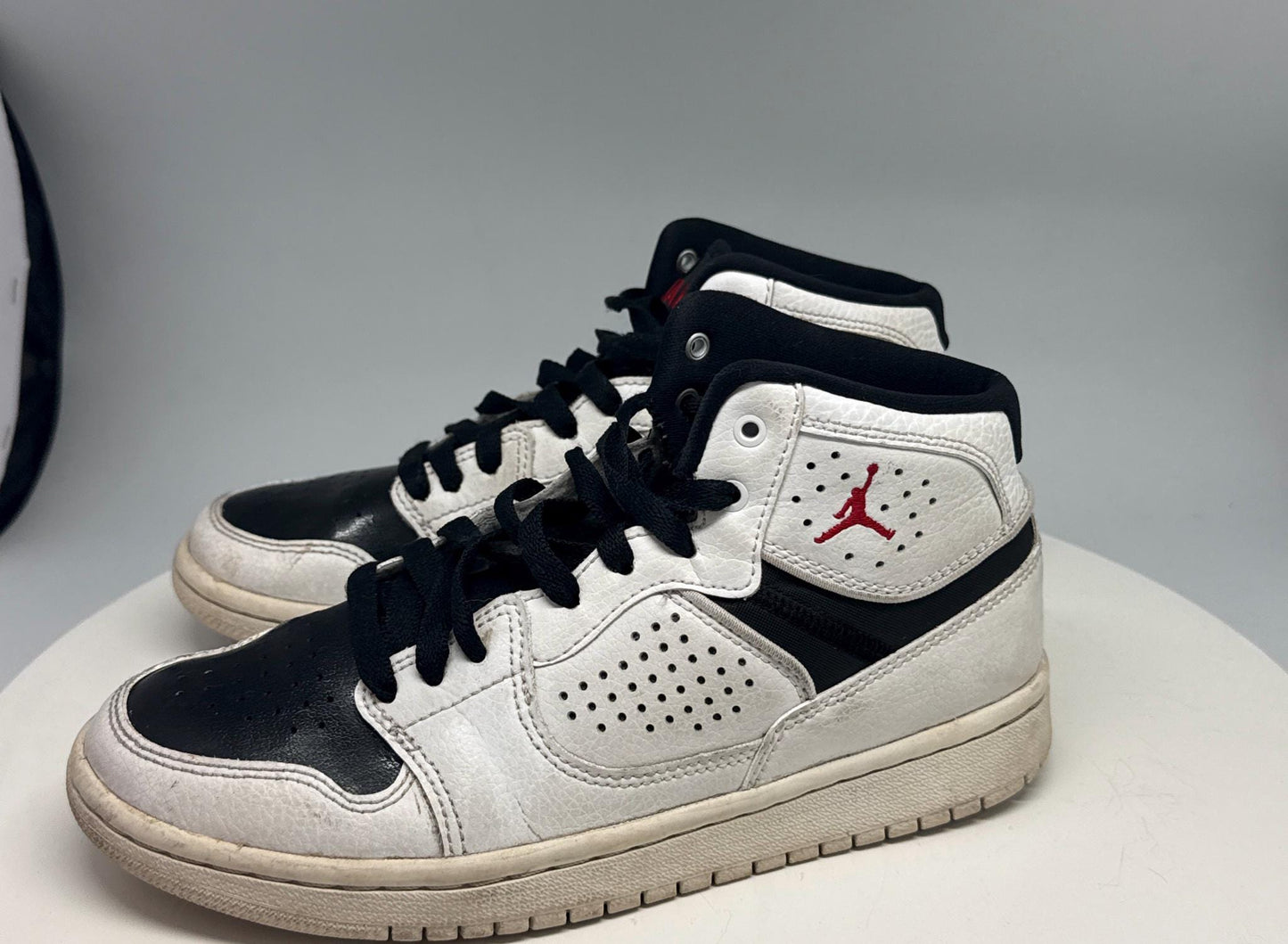 Jordan Access GS AV7941-101 White Black Red Sneakers – Youth 5Y / EU 37.5 – Pre-Owned Jumpman Shoes