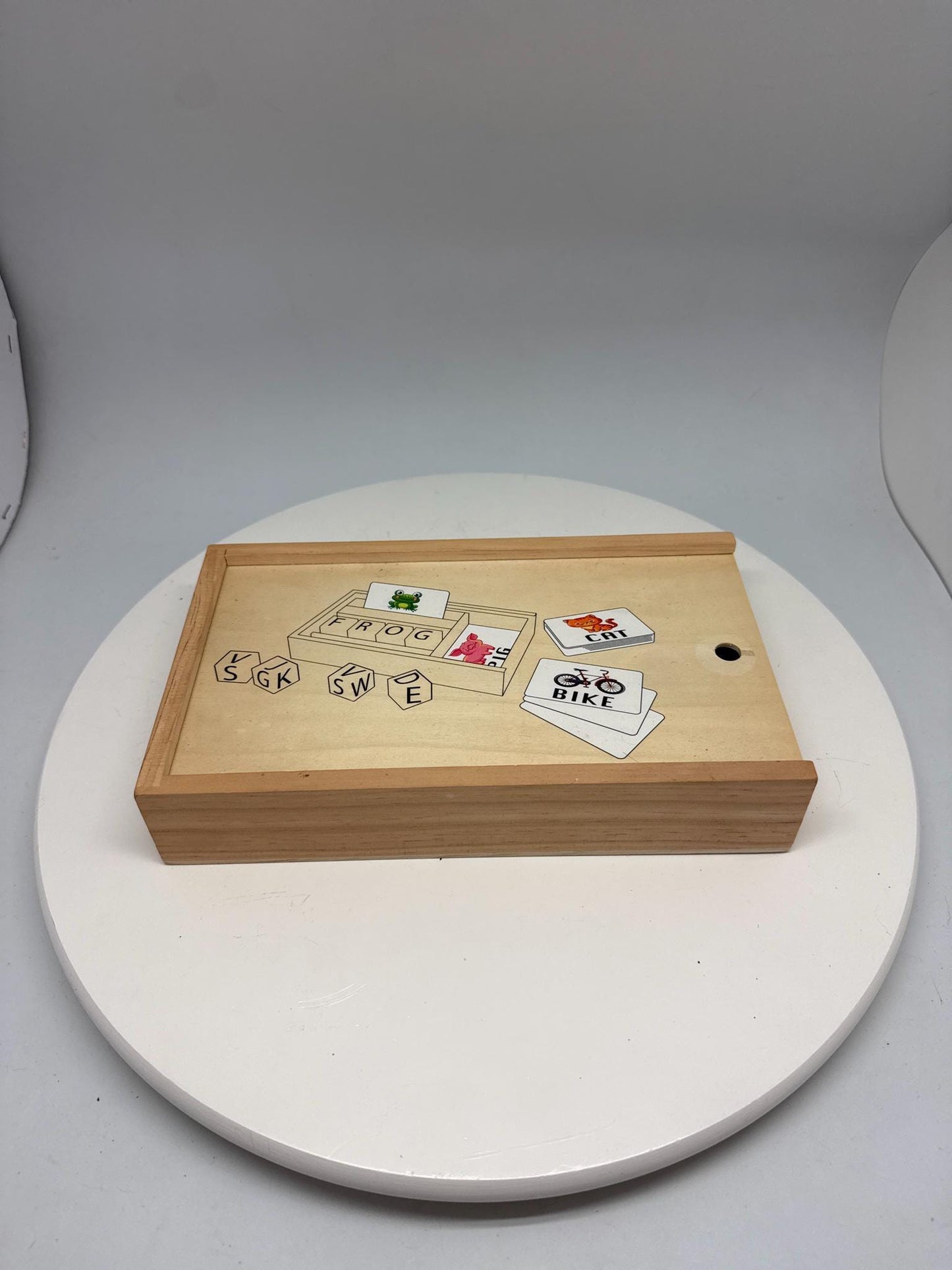 Wooden Guess Words Game for Children, Educational Toy