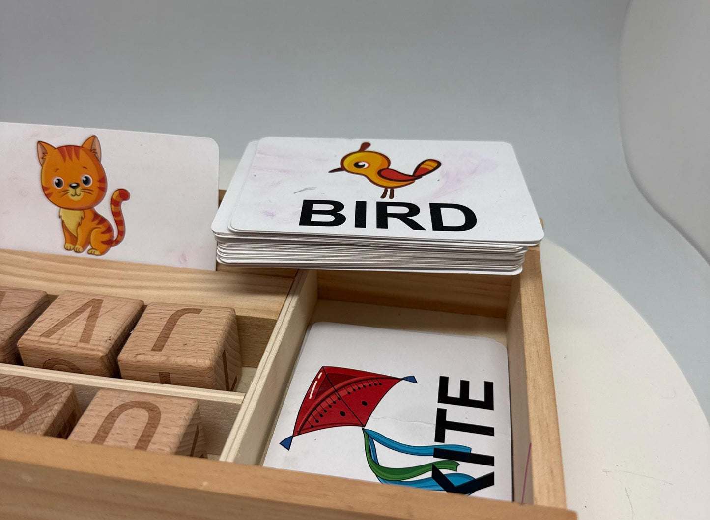 Wooden Guess Words Game for Children, Educational Toy