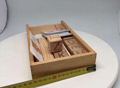 Wooden Guess Words Game for Children, Educational Toy