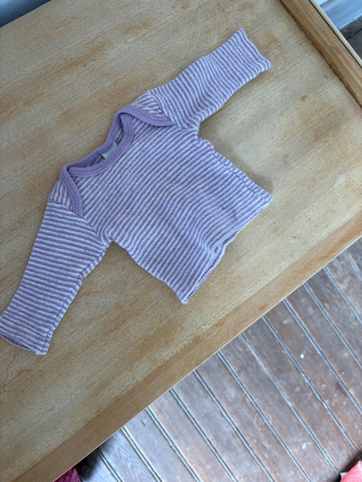 Vintage Engel Baby Wool Silk Top 62/68, Pink Striped Long Sleeve Shirt, Merino Wool Silk, Waldorf Baby, Made in Germany