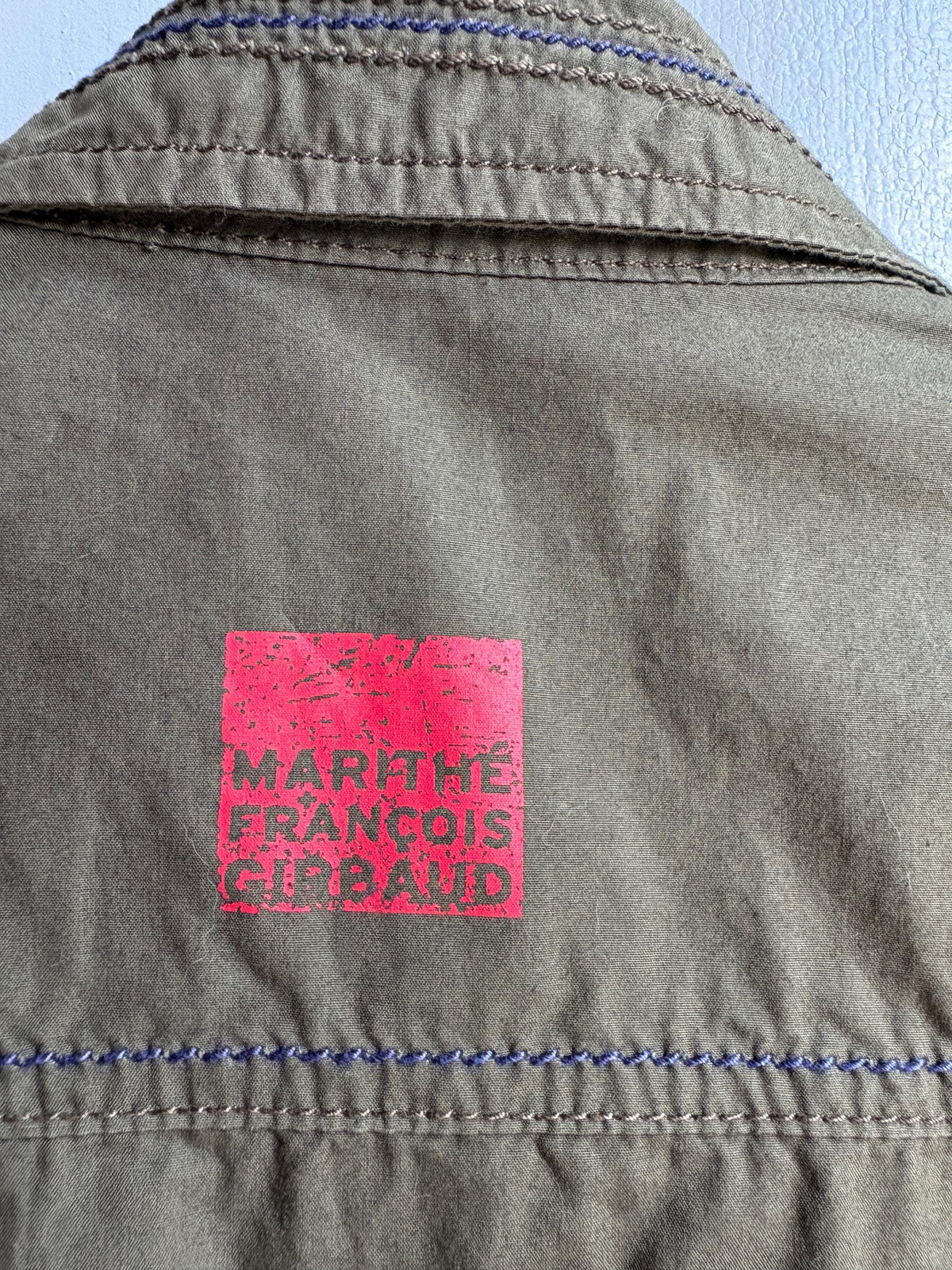 Le Jean de Marithé + François Girbaud Cotton Button-Up Blouse | Paris Chic | Utility Minimalist