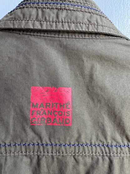 Le Jean de Marithé + François Girbaud Cotton Button-Up Blouse | Paris Chic | Utility Minimalist
