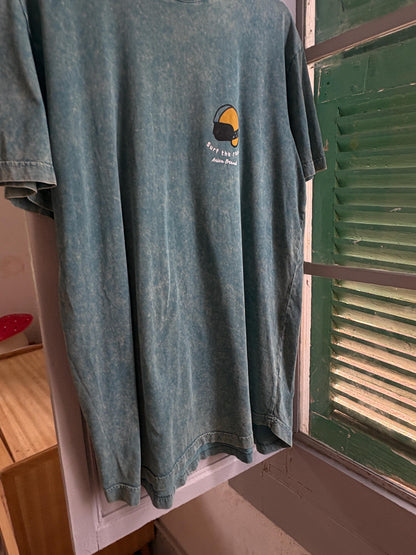 Vintage Cotton surf Shirt, Men's L, Surf Style Button Up, Casual Overshirt, Sustainable Menswear
