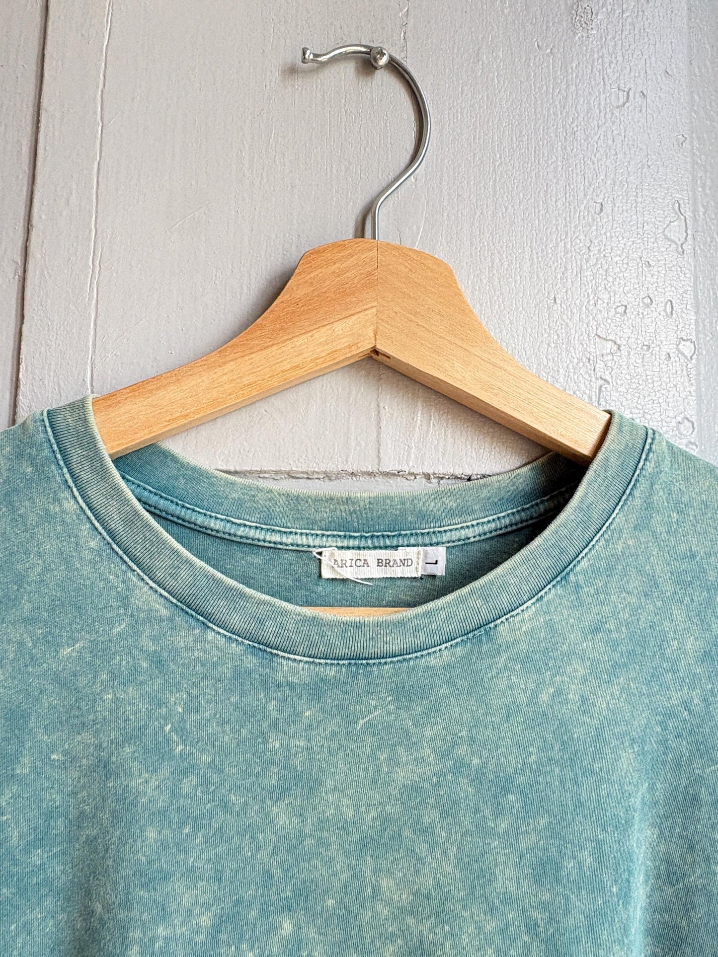 Vintage Cotton surf Shirt, Men's L, Surf Style Button Up, Casual Overshirt, Sustainable Menswear