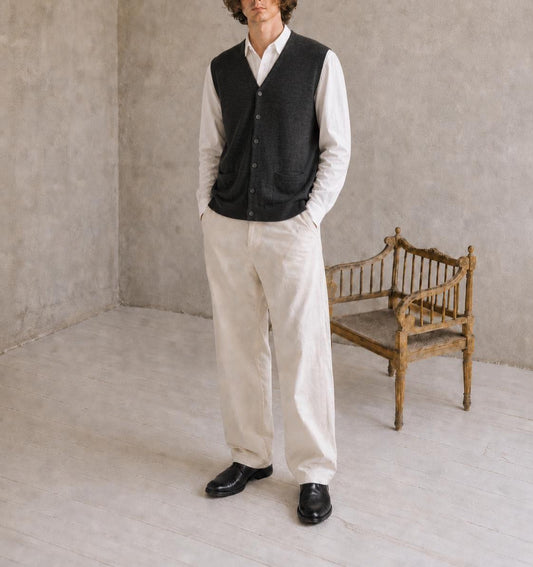 Vintage Emidio Tucci Wool Waistcoat, Men's XL XXL, Dark Academia Knit Vest, Button Front Sweater Vest, Luxury menswear
