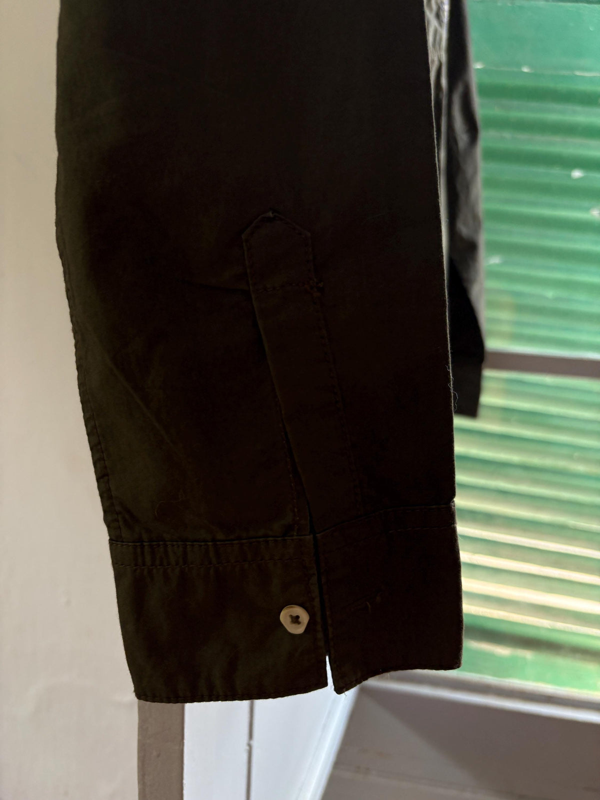 Le Jean de Marithé + François Girbaud Cotton Button-Up Blouse | Paris Chic | Utility Minimalist