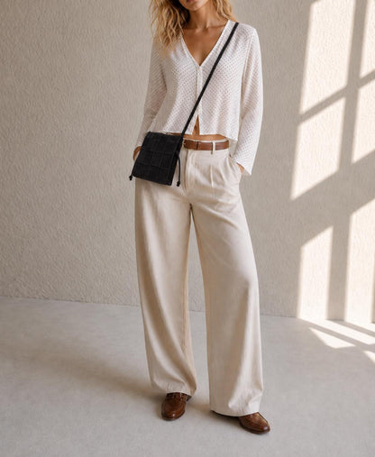 Black Suede Patchwork Crossbody Bag