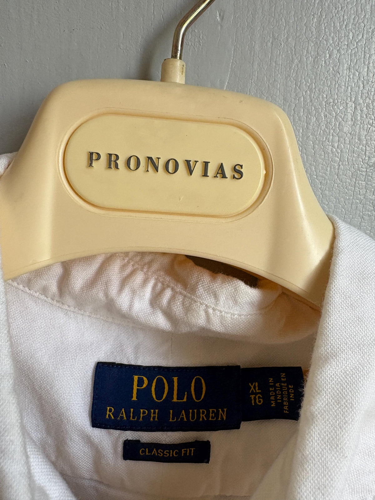 Polo Ralph Lauren Classic Fit Oxford Shirt, White Button Down Short Sleeve, Men's XL, Thick Cotton, Preppy Essential