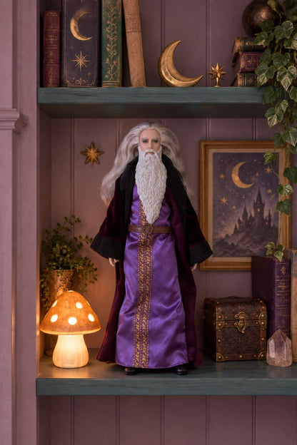 Mattel Albus Dumbledore Doll, Harry Potter Wizard Figure, Collectible Toy, 31 cm, Secondhand Doll, Hogwarts Gift