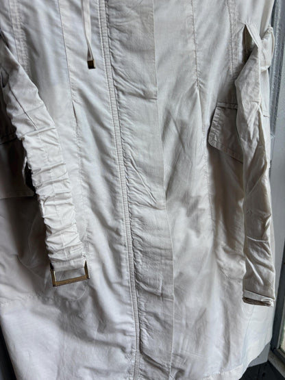 Weekend Max Mara Safari Dress, Utility Shirt Dress, Designer Cotton Dress, Beige Mini Dress, Italian Luxury, Old Money Y2K, Belted Dress