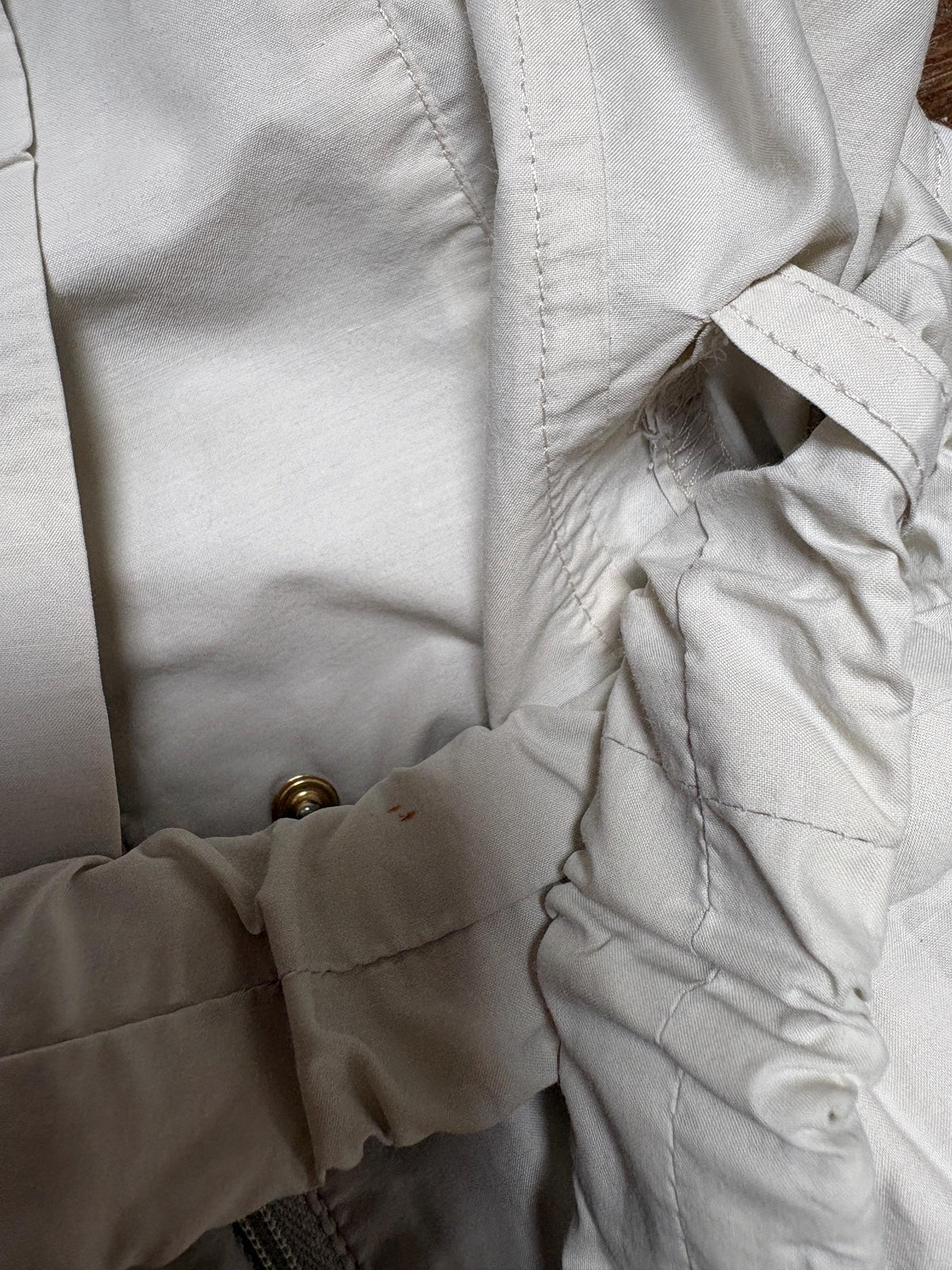 Weekend Max Mara Safari Dress, Utility Shirt Dress, Designer Cotton Dress, Beige Mini Dress, Italian Luxury, Old Money Y2K, Belted Dress