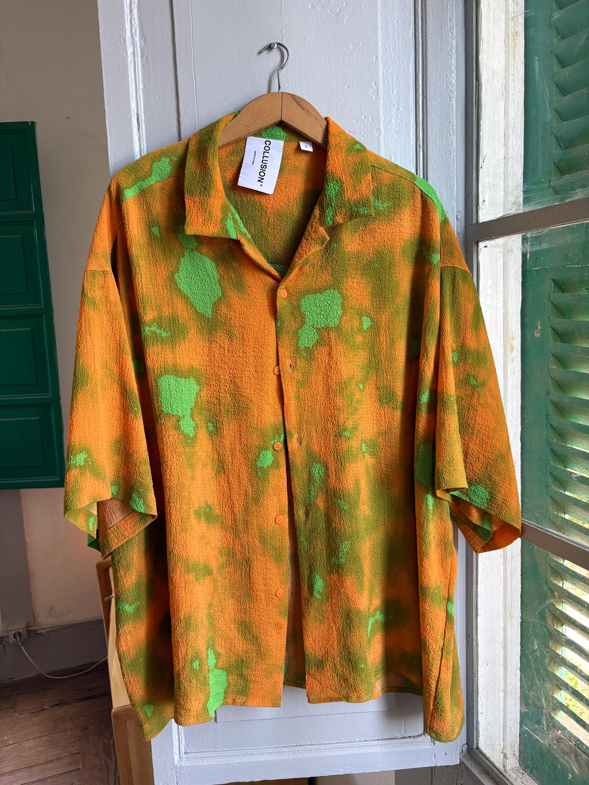 Abstract Print Oversized Shirt | Unisex | Colourful Festival clothing | Artsy unisex top