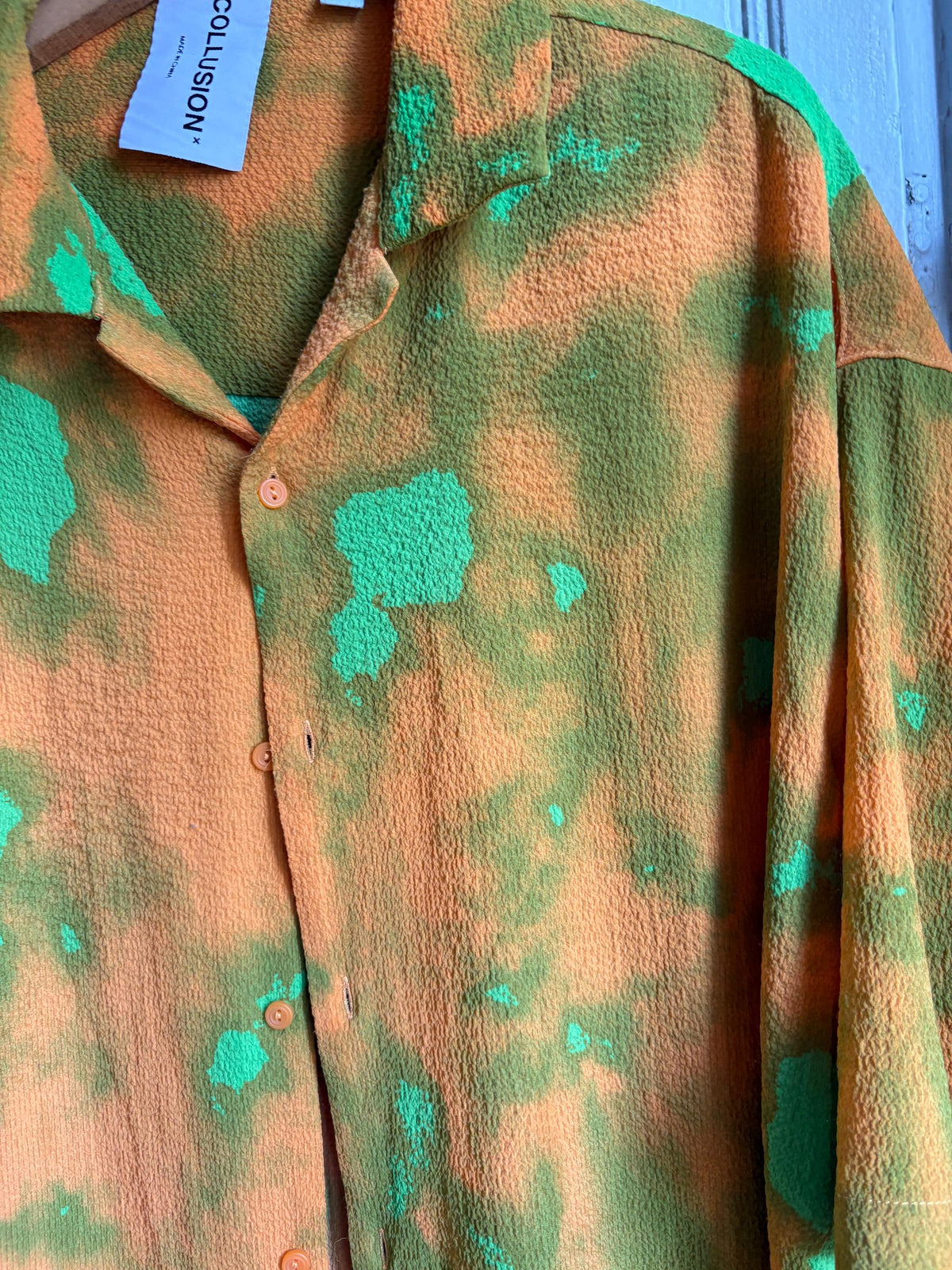 Abstract Print Oversized Shirt | Unisex | Colourful Festival clothing | Artsy unisex top