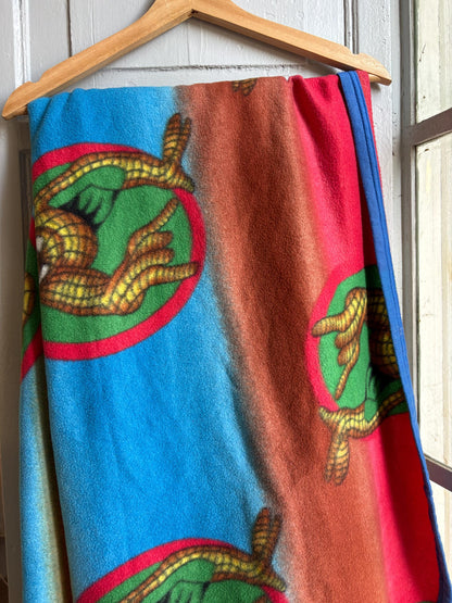 Vintage Spider-Man Fleece Blanket | Marvel | Retro Kids Throw | Large Blanket