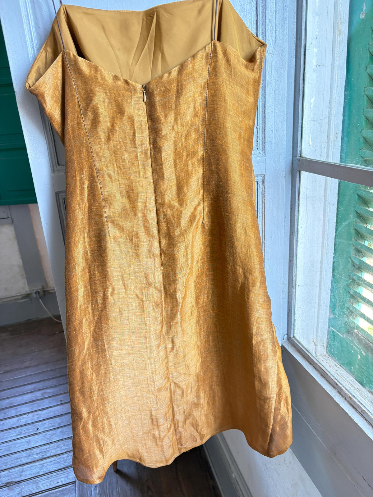 Vintage Capicua Costura Linen Dress | Made in Spain | Draped Midi | 90s Minimalist