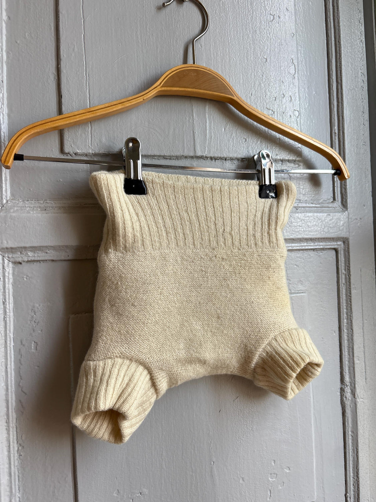 Disana Wool Diaper Cover, 74/80 Wool Bloomers, Baby Longies Overpants, Cloth Diaper Cover, Waldorf Natural Wool Germany