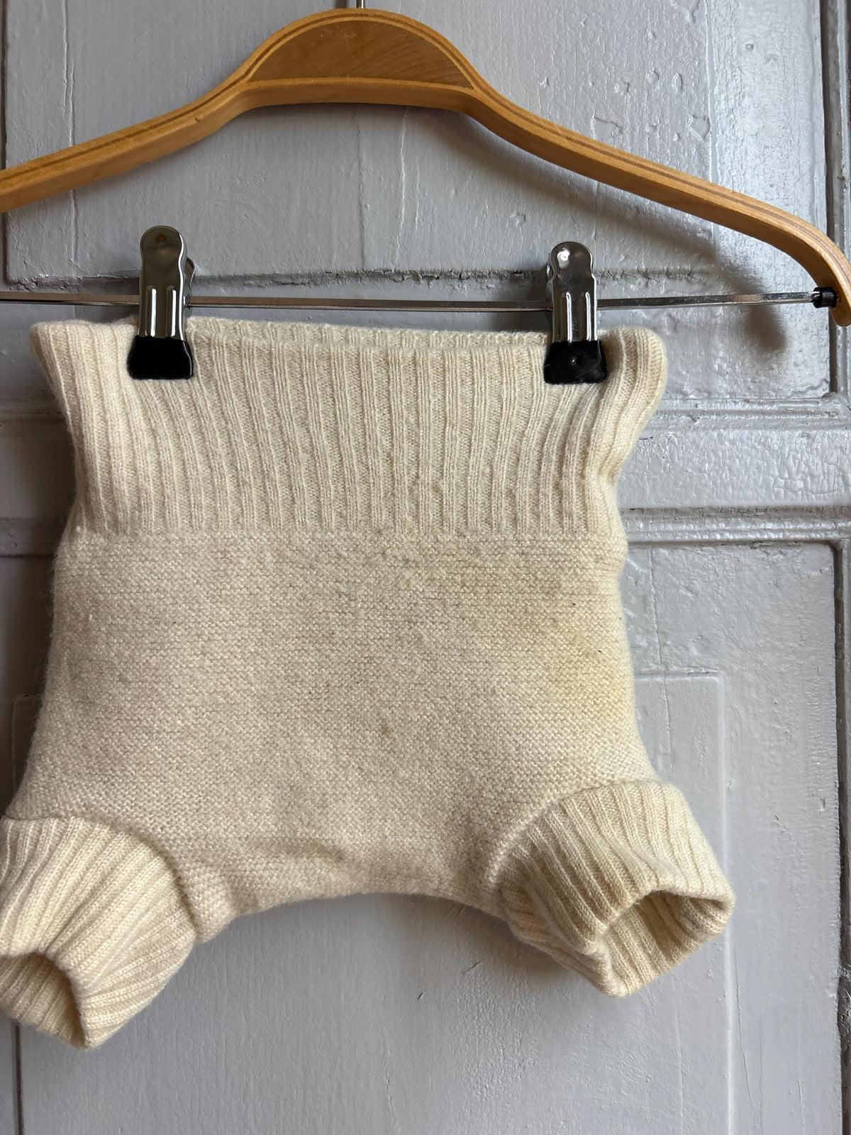 Disana Wool Diaper Cover, 74/80 Wool Bloomers, Baby Longies Overpants, Cloth Diaper Cover, Waldorf Natural Wool Germany