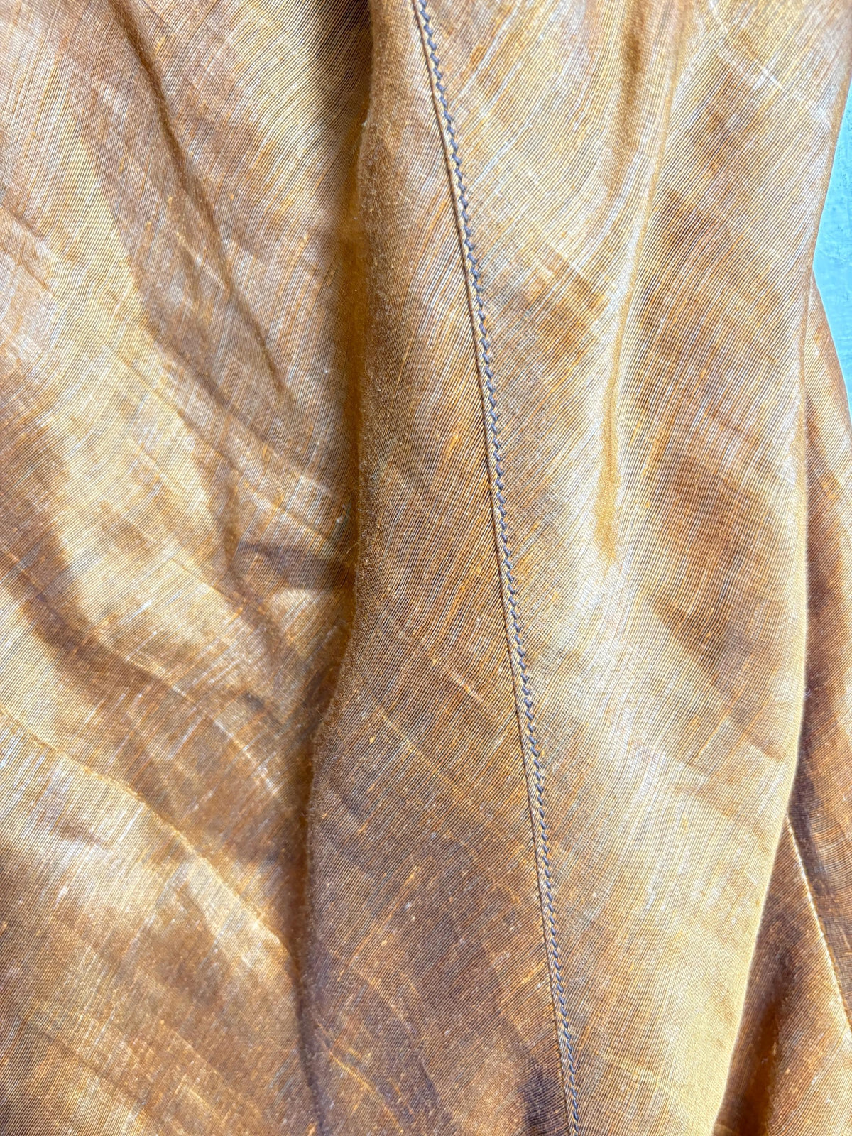 Vintage Capicua Costura Linen Dress | Made in Spain | Draped Midi | 90s Minimalist