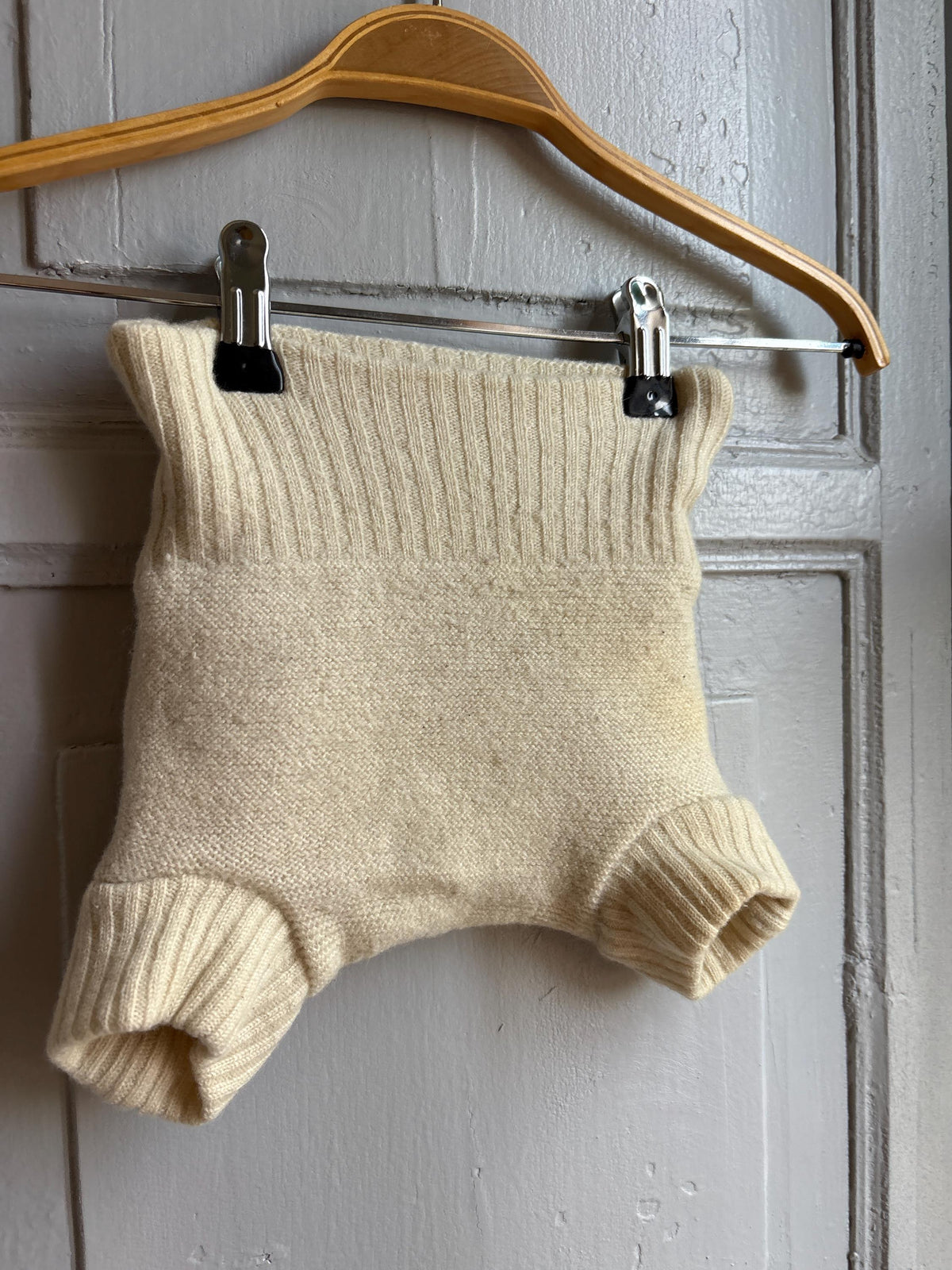 Disana Wool Diaper Cover, 74/80 Wool Bloomers, Baby Longies Overpants, Cloth Diaper Cover, Waldorf Natural Wool Germany