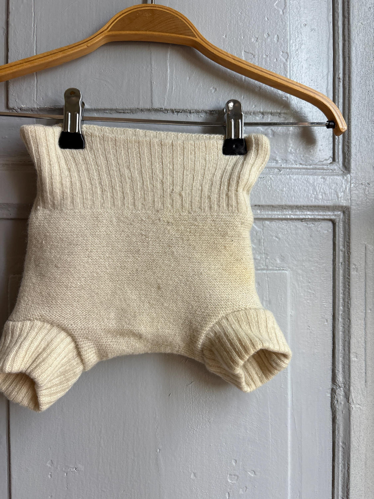 Disana Wool Diaper Cover, 74/80 Wool Bloomers, Baby Longies Overpants, Cloth Diaper Cover, Waldorf Natural Wool Germany