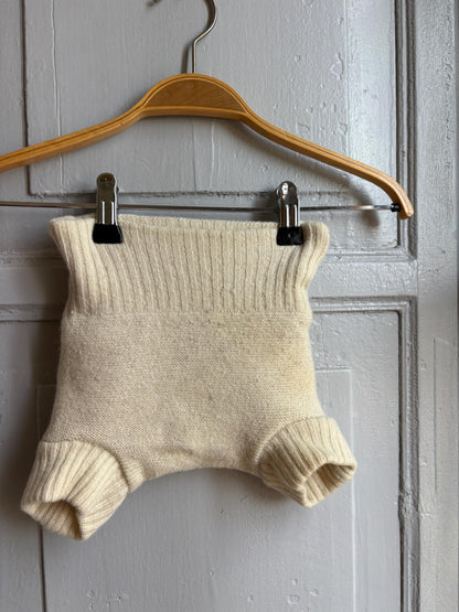 Disana Wool Diaper Cover, 74/80 Wool Bloomers, Baby Longies Overpants, Cloth Diaper Cover, Waldorf Natural Wool Germany