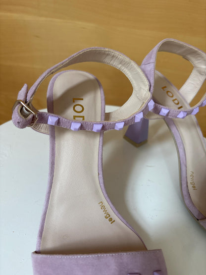 Lavender Suede Studded Heels — additional view 10