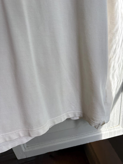BOSS Hugo Boss White Pima Cotton Polo Shirt XL | Men’s Designer Logo Polo | Relaxed Preppy Shirt