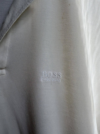 BOSS Hugo Boss White Pima Cotton Polo Shirt XL | Men’s Designer Logo Polo | Relaxed Preppy Shirt