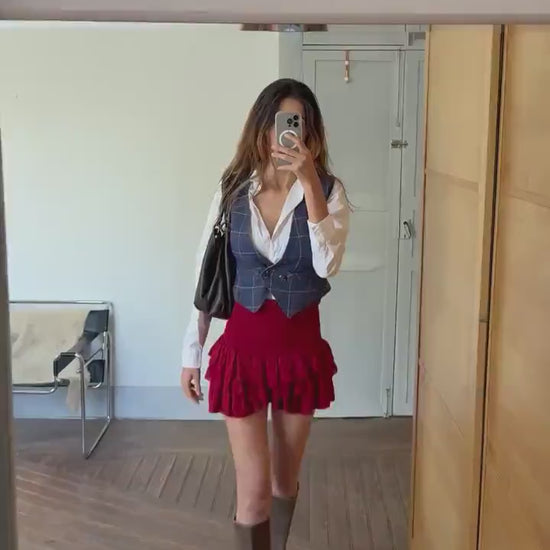 Vintage georges rech shoulder bag, genuine leather luxury brown bag, tassel detail gossip girl aesthetic, serena van der woodsen style