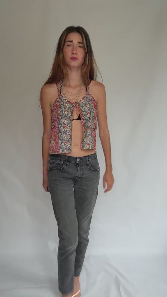 Levi’s 502 Hi-Ball W31 jeans – black tapered denim with ankle crop – vintage Levi’s San Francisco original riveted fit