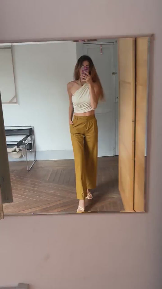 Vintage Hilfiger Collection perfect trousers, Elegant wide leg designer pants, Size XS