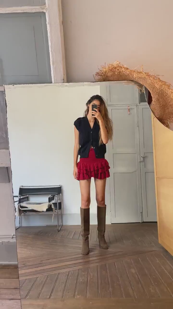 Luxurious Vintage EMIDIO TUCCI Wool blendSweater Vest - Timeless V-Neck Sleeveless Design, Dark academia aesthetic vest, Size USA M