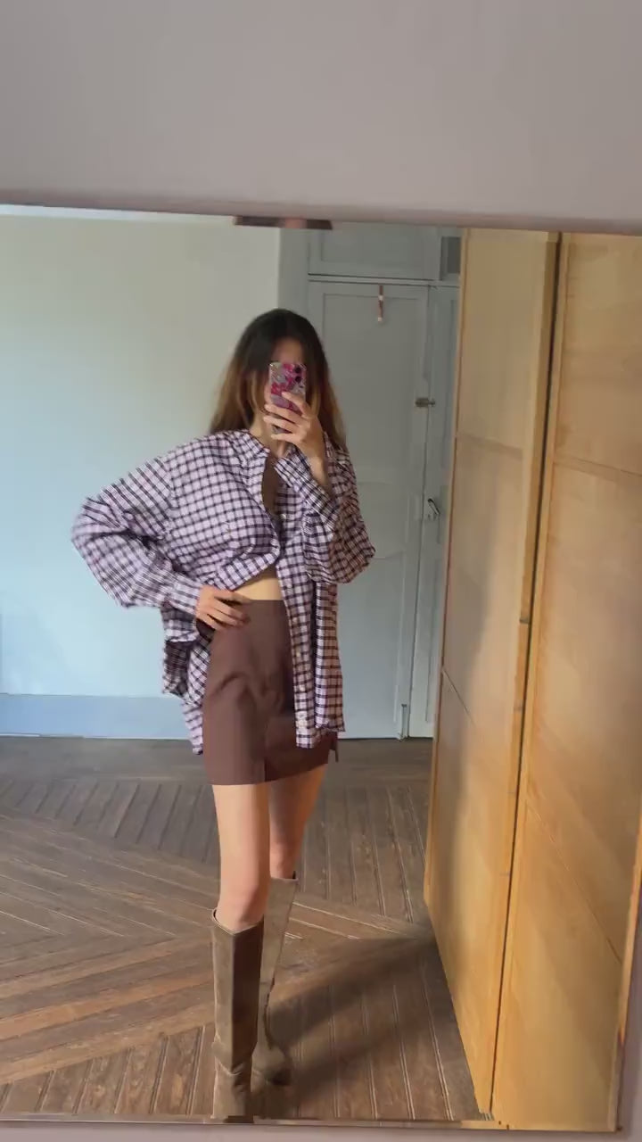 Vintage Ralph Lauren Shirt – Oversized Plaid 100% Cotton Shirt, Unisex Button Down, Preppy Classic. Size XXL