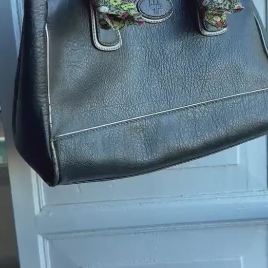 Vintage Torrens Handbag, Floral Strap Purse, Boho Chic Everyday Shoulder Bag