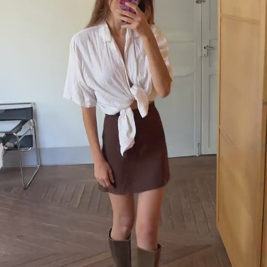 Vintage striped cotton button-down, unisex oversized summer shirt, breathable 100% cotton top, casual retro menswear, light classic