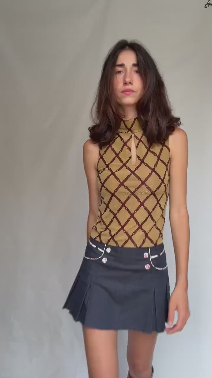 Y2k sexy retro camisole,  Tiktok e-girl vintage style, M