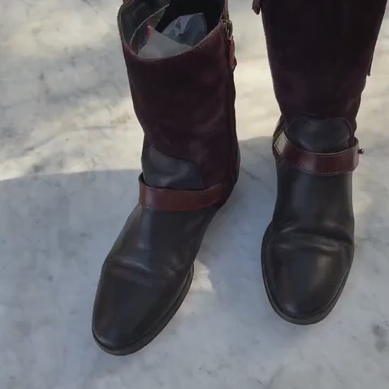 Tommy Hilfiger leather woman boots, EU 39
